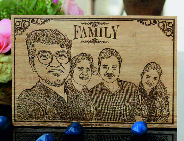 Wood Etching Frames